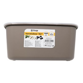 Air Storage Container with Vacuum Function Brown 1800 ml