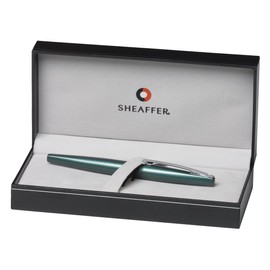 Sheaffer Taranis, Forest Green, Chrome Trim, Fountain Pen: Fine Nib (E0944643-PB2)