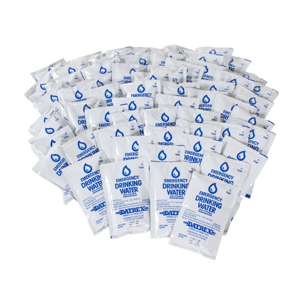 Datrex Emergency Disaster or Survival Water Pouch, 4.227, 2708 Fl Oz (Pack of 64)