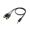 Elecom AV Cable / 3.5φ Converter Adapter / 3.5φ-RCA Pin