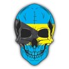 Zirni Skull Flag The Bahamas Sticker Decal Design