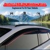 IKON MOTORSPORTS Tape on Window Visors Compatible with 2024-2025 Honda