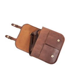 ALASKA EXPORTS Women Cross Body Bags Vintage Style Genuine Leather Crossbody Shoulder Bag | Crossover Satchel | Ladies Purse | Tote Bag | Travel Handbag (9" X 11" X 5" Inches)