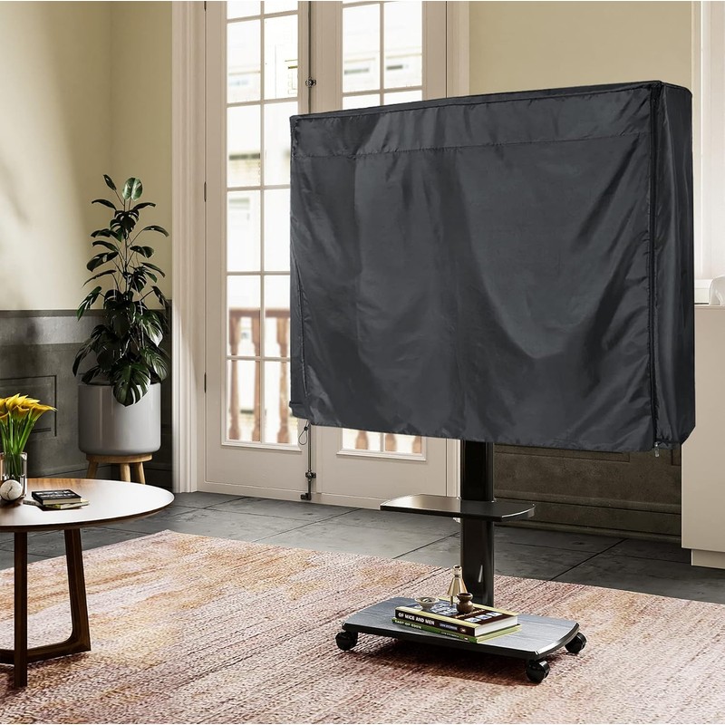 Mobile Outdoor TV Stand Cover for 60-72 Inches Mobile TV