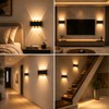 Aplique de Pared LED 800LM 3000K IP65, 4 Pack