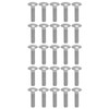 30Pcs M8x1.25 Screw Bolt A2 Stainless Steel Cup Square Coarse