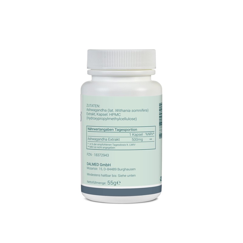 Ashwagandha – 90 Capsules (1 Capsules Contains: 500 mg Ashwagandha