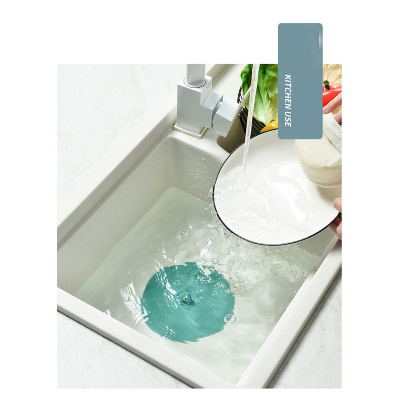 Silicone Bathtub & Shower Drain Plug - Kitchen & Laundry