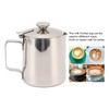 Stainless Steel Milk Frothing Pitcher Cappuccino Pitcher Coffee Foam Container