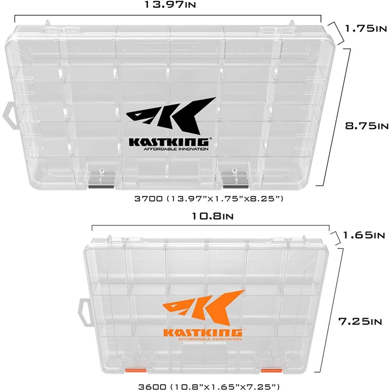KastKing Tackle Boxes, Tool Box, Plastic Storage Organizer Box with
