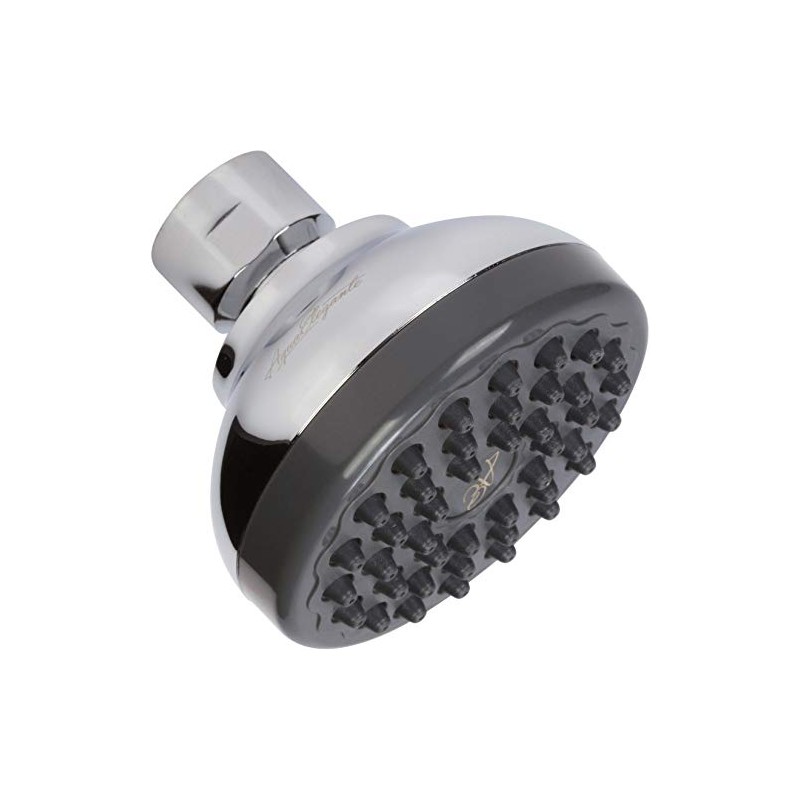 Aqua Elegante Pressure Boosting Shower Head - 3 Inch Wall