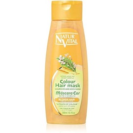 Colouring Hair Mask - Repairs and Colours - 300 Ml/Natural & Organic. (Blonde Hair)