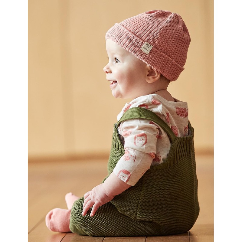 maximo GOTS Children's Hat with Envelope, pink