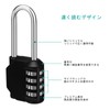 ZHEGE 4-Digit Combination Dial Padlock with Key, Japanese Instruction Manual