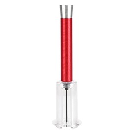 Pneumatic Corkscrew,Cork Popper,Air Pressure Cork Screw Bottle Opener Easy Air Pump Pressure Red Wine Bottle Opener Cork Remover Corkscrew Tools Black (red)