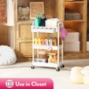 SUNALLY Makeup Cart Organizer with Drawers, Floor Skincare Organizers Vanity