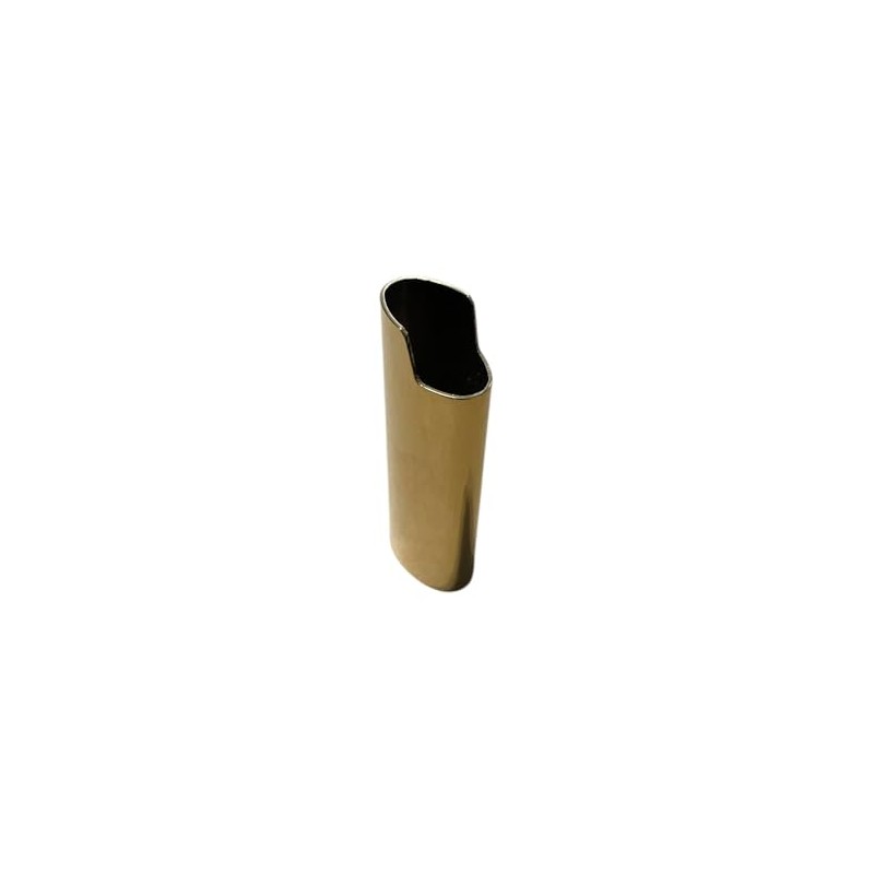 Shiny Gold Metal Shell Lighter Case Cover Holder Fits Bic