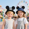 Magnetic Mouse Ears for Hats, Removable Magnet Minni Ear for