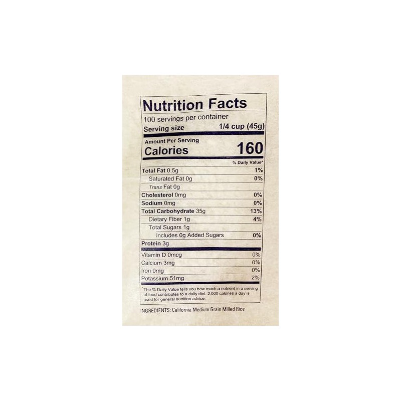 Rice,Rose California Supreme Rice, Non GMO, Gluten-Free, 10 lbs