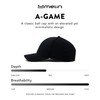 melin A-Game Icon Hydro, Red, Performance Snapback Hat, Water-Resistant Baseball