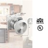 Broan-NuTone 512M Through-the-Wall Ventilation Fan White Cover, 6-Inch 70 CFM