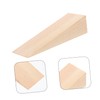 Kichvoe 4pcs Wooden Wedges for Door and Window Installation Triangular