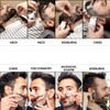 Men's Beard Shaping Tool With Inbuilt Comb Transparent Template Styling