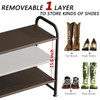 INGIORDAR Shoe Rack 3 Tier Long Storage Organizer Wide Metal
