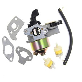 HOQO HQparts Carburetor CARB for GX100 3 HP Engines Rep 16100-ZOD-003 Fuel line Filter