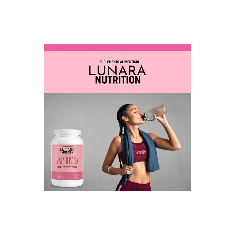 Aminoacidos Lunara Nutrition De 1kg En 200 Servis En Polvo