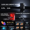 [Ultra-Thin & NetfIix Officially] Smart Mini Projector with WiFi 6
