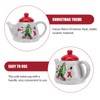 DOITOOL Christmas Tree Teapot, Ceramic Christmas Tea Pot with Christmas