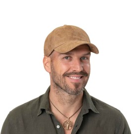 Stetson Classic Suede Cap Men - Curved Brim Baseball with Peak Summer-Winter Spring Summer Autumn Winter - M (56-57 cm) Grey