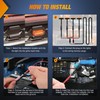 Nilight Front Grille Marker Light 4PCS 4LED Amber Lens Waterproof