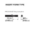 VESSEL D73P280 Precision BIT Wing-Shank φ4mm, +2x80 (Pack of 10)