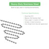 #10 Stainless Steel Bead Chain for Blinds - 1.2M (47inch)