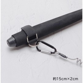 GoodsLand GD-TEB-4SET [Set of 4] Butt Belt Rod Fishing Rod Fall Prevention Sea Outdoor Synthetic Leather Stainless Steel