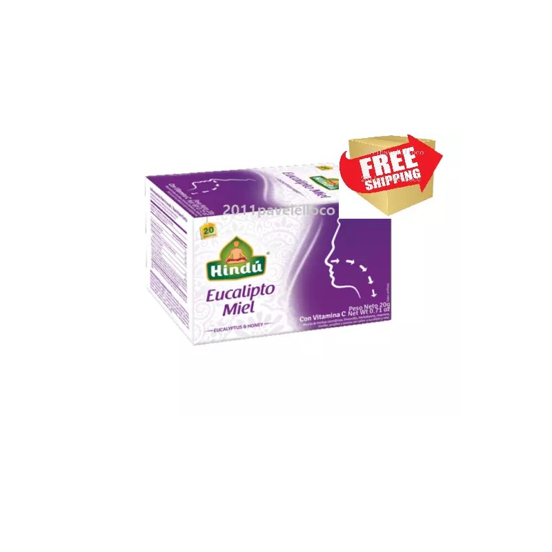 Hindu 20 tea bags Eucalyptus & Honey Tea / Te