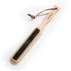 Lint Brush for Clothes Coat Suit Natural Boar Bristle Wooden Clothing Cashmere Brush Removes Lint Dust for Velvet Garment