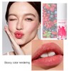 Sitovely 4PCS Hydrating Lip Oil, Fruit Flavoured Lip Glow Oil,