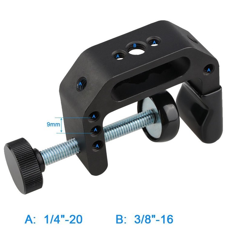 CAMVATE Universal C-Clamp for Desktop Mount Holder with 1/4"-20 &