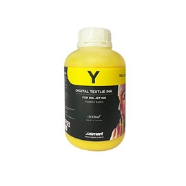 Tusmart DTF (Direct to Film) Digital Textile Ink, 500 mL, Yellow, Magenta, Cyan, Black, White, 100 % Made and Developed in Taiwan (Yellow)