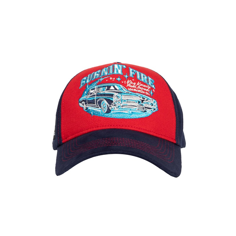 King Kerosin Men's Baseball Cap Vintage 1950S Rockabilly Cap Snapback