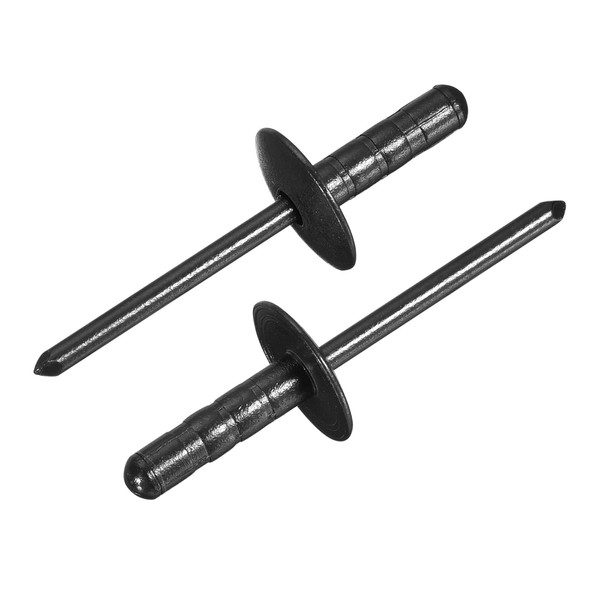 sourcing map 100Pcs 3/16"x1/2" Aluminum Blind Rivets, Large Head Multi