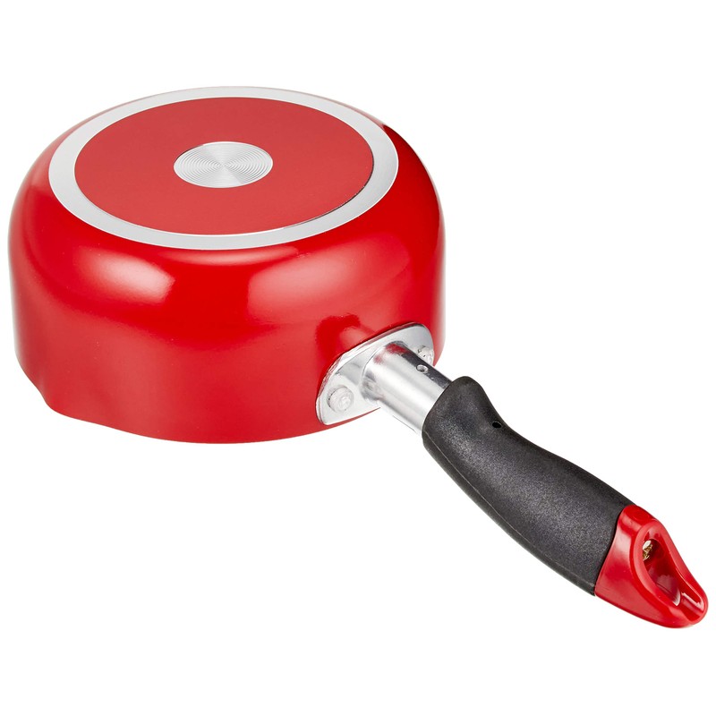 Pearl Metal Compact Non-stick Pot with Two Openings, 14 cm