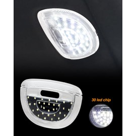 HERCOO Dome Light Lens Cover Interior Lights Roof Map Lamp Assembly Compatible with Ram 3500 Ford F150 Expedition Explorer Taurus Explorer Sport Trac Lincoln Aviator