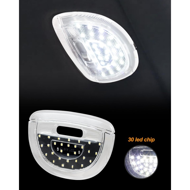 HERCOO Dome Light Lens Cover Interior Lights Roof Map Lamp