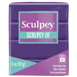 Polyform Sculpey III Polymer Clay, 2-Ounce, Purple