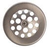 Westbrass Gerber Style Bee-HiveTub Strainer Grid with Screw, Stainless Steel,