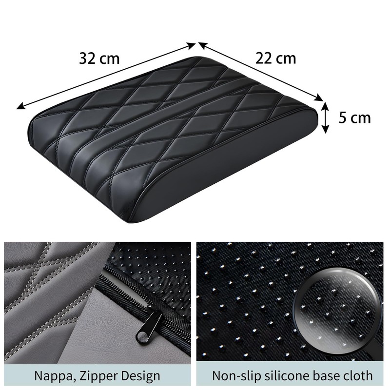 Center Console Pad, Comfortable Armrest Pillow & Cover for Cars
